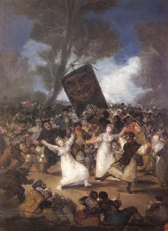 Francisco Goya Burial of the Sardine oil painting picture